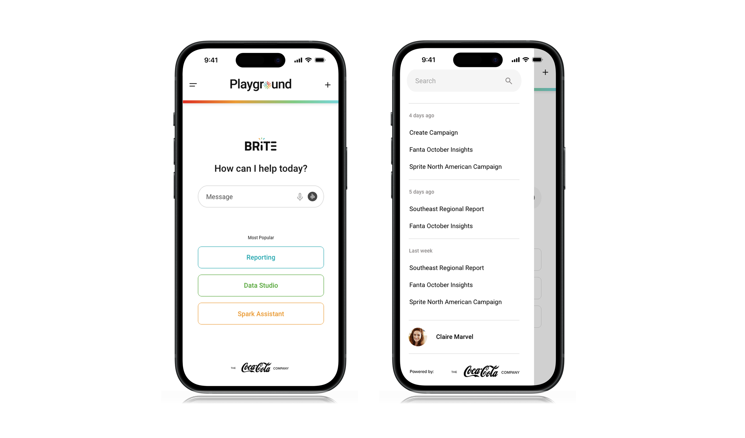 Spark assistant home and history