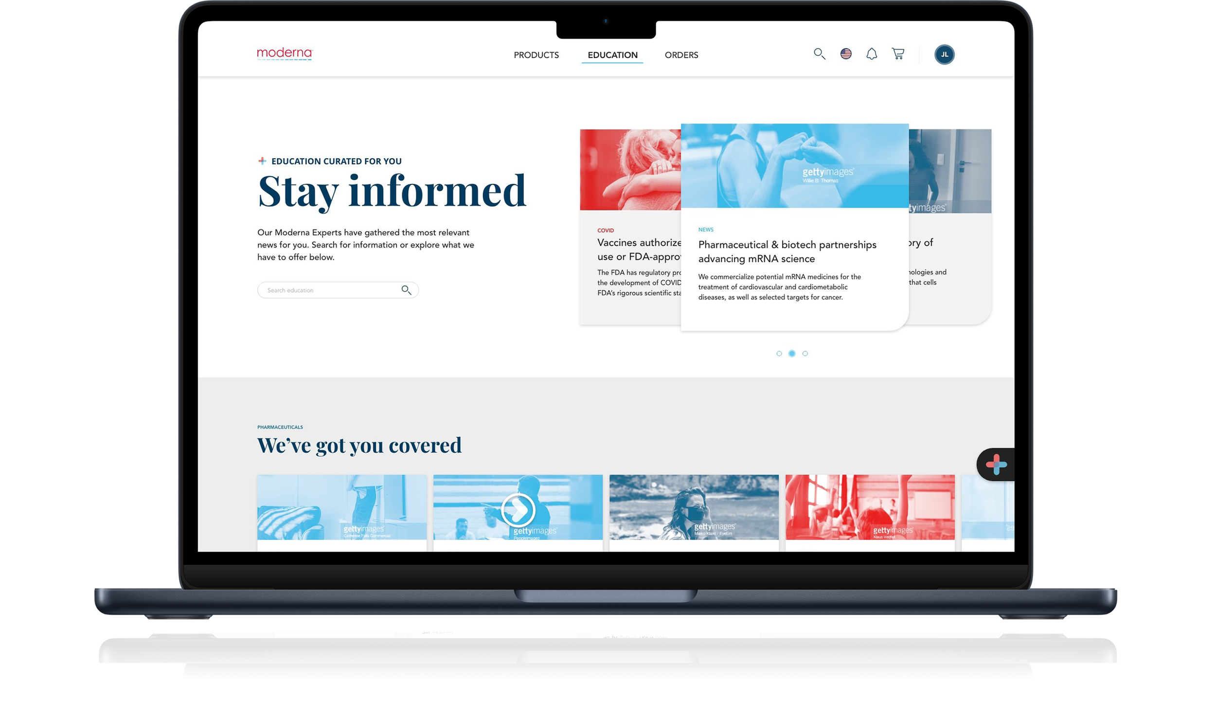 Moderna education hub
