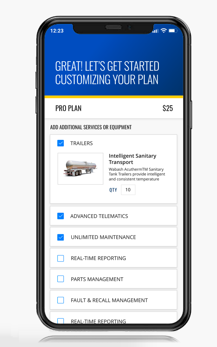 Customize your plan